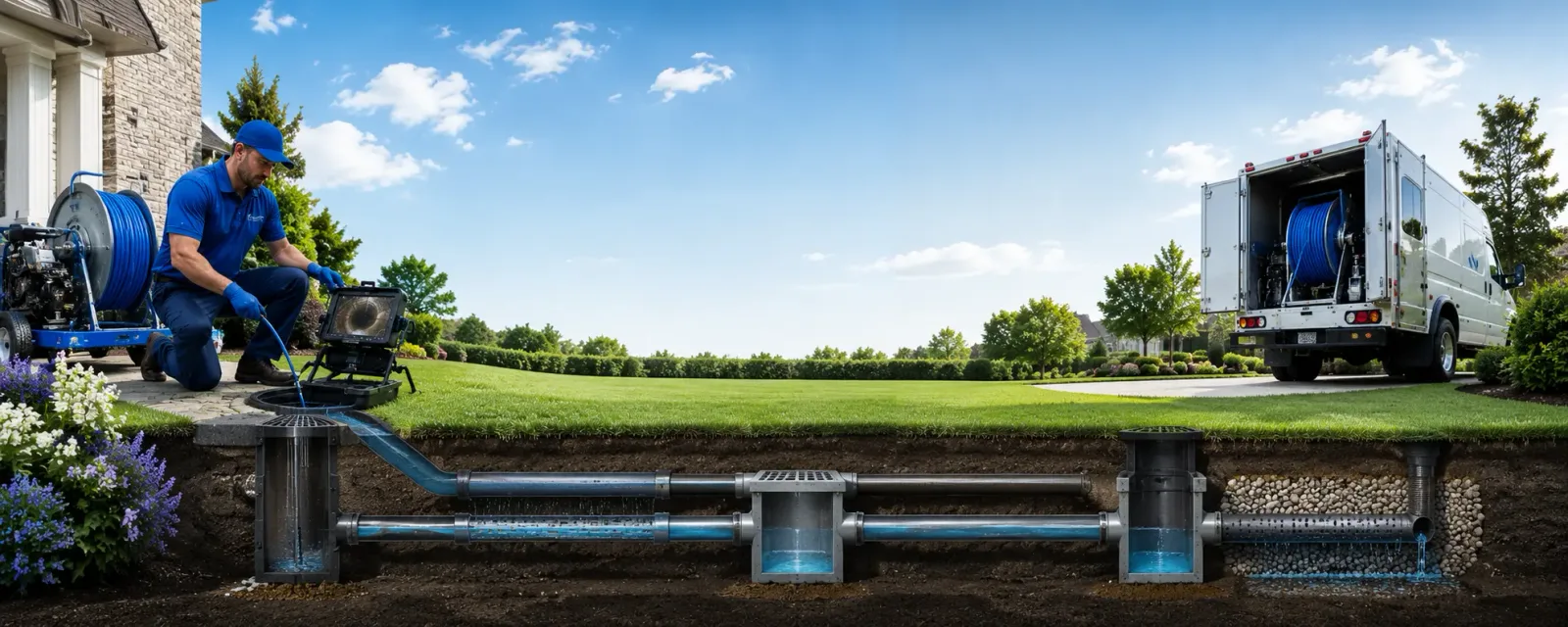 Outdoor drain cleaning information for Archer, IA